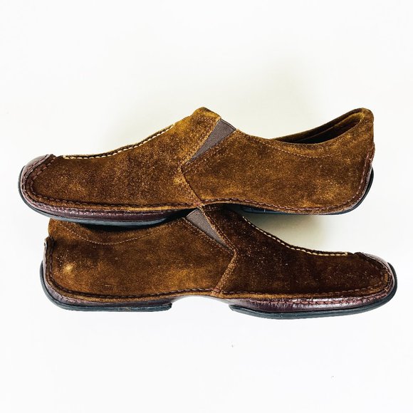 HS Trask & Co Suede Slip Ons 9N - Picture 1 of 6